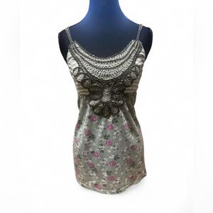 Y2K fairy grunge boho cami top early 2000s babydoll whimsical coquette vtg
